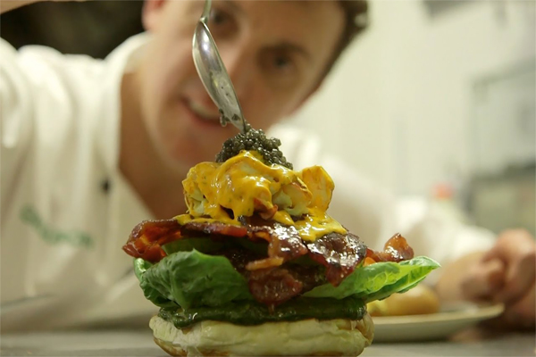 $1,768 burger contains Kobe beef, gold leaf