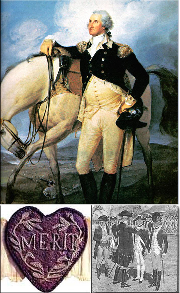 Washington creates the Purple Heart on August 7, 1782