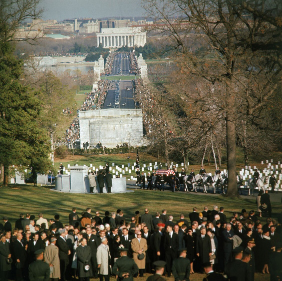 Kennedy laid to rest at Arlington on November 25, 1963