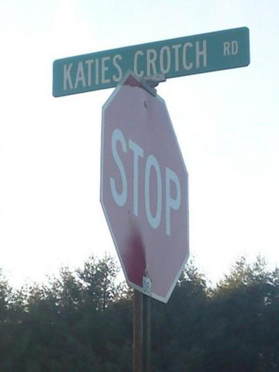 Maine town wants “Katie Crotch Road” to change its name because too many people are stealing street sign