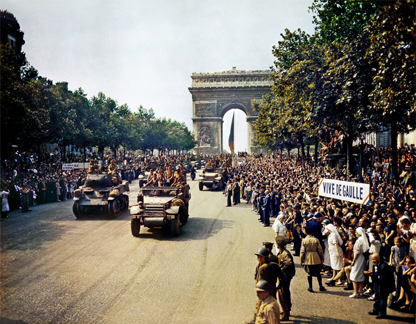 Liberation of Paris on August 25, 1944