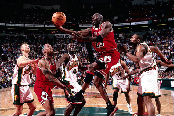 Why Is the NBA Shot Clock 24 Seconds? (Air Jordan Retro 11 “Playoffs” | 1996 NBA Finals - therareairs.com)