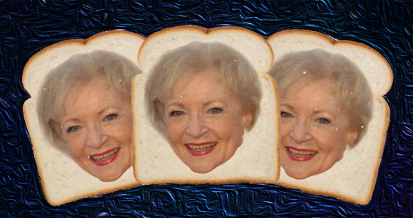 Actress Betty White is older than sliced bread