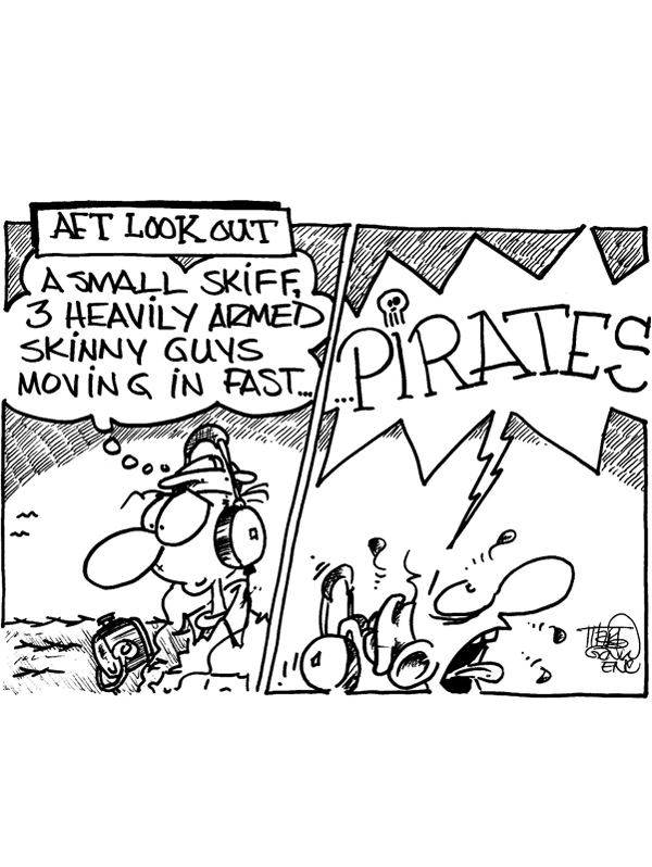 AFT Look Out - PIRATES! “© CEASAR CHOPPY” by Marty Gavin