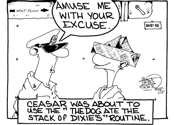 Amuse Me with Your Excuse. “© CEASAR CHOPPY” by Marty Gavin