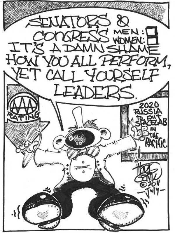 Senators & Congress Act Like Leaders! “© CEASAR CHOPPY” by Marty Gavin