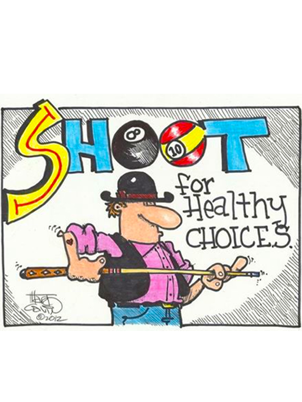 Shoot for Healthy Choices! “© CEASAR CHOPPY” by Marty Gavin